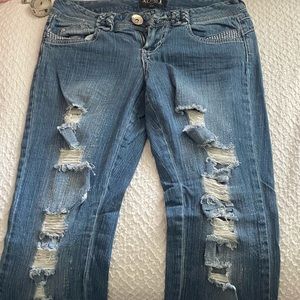 xoxo vintage 90s flare jeans